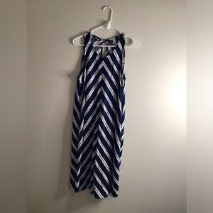 Lands' End Women's Sleeveless Linen Swing Dress size medium